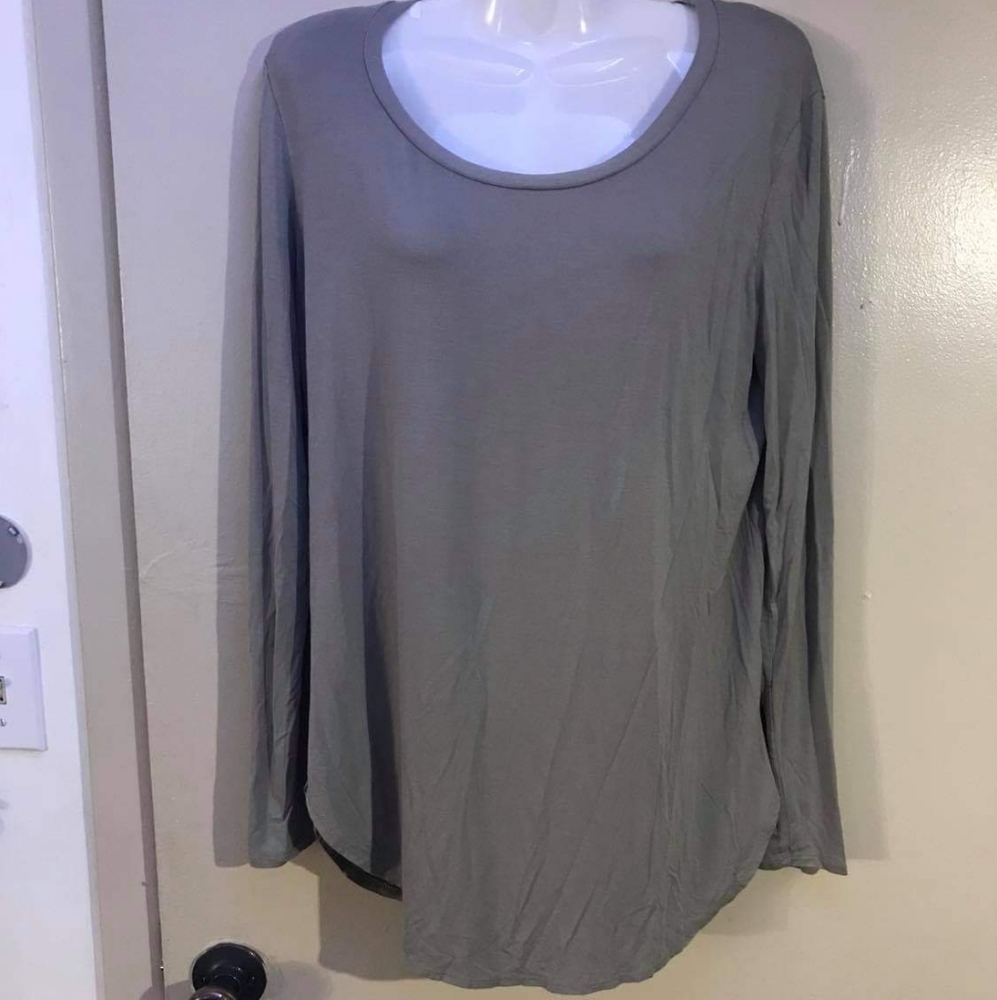 Emma's closet tan shirt med